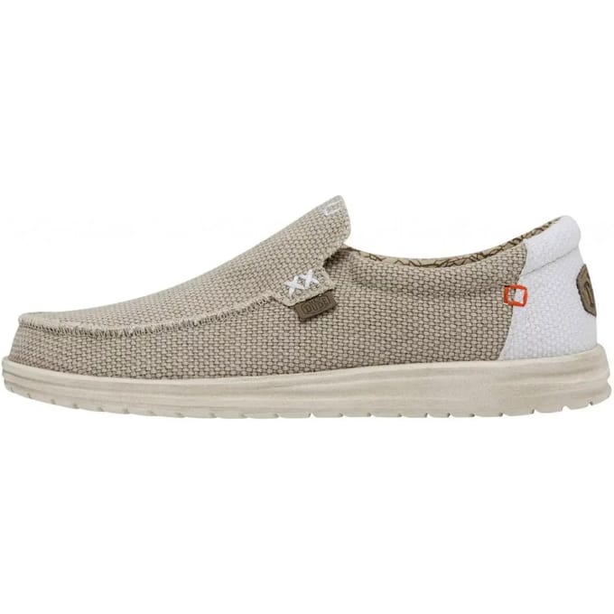 HEYDUDE Mikka Braided Instappers - Heren - Wit - Maat 43