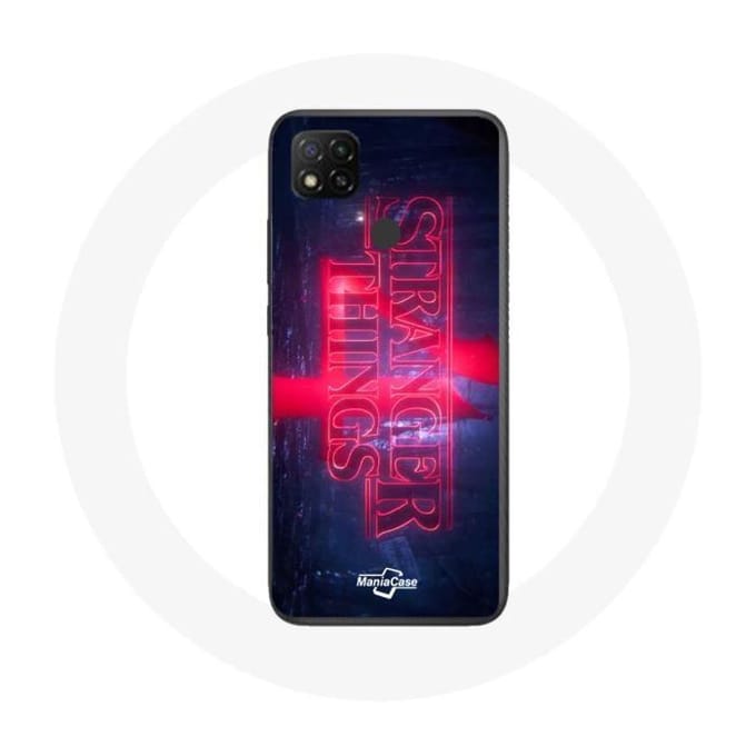 Case voor Xiaomi Redmi 9C Stranger Things Logo Transparant Seizoen 4 Trailer 2022