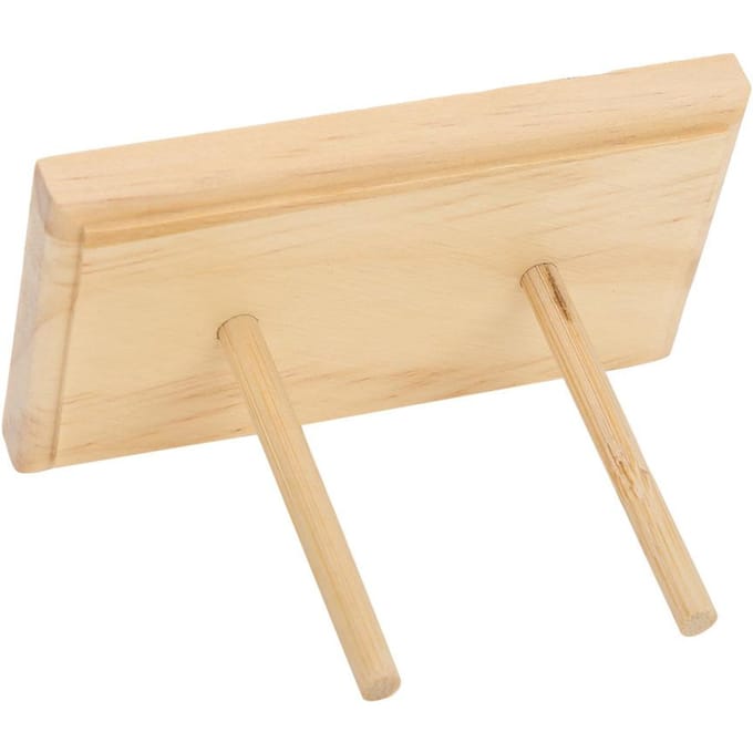 Borduursteek Draadhouder Draadspoel Bobijnrek Organizer met 2 Schachten beige