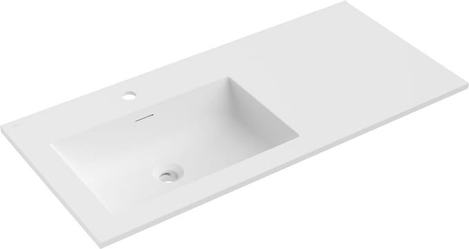 Mexen Otis ingebouwde wastafel links 101 x 46,5 cm, wit mat - 25181001L