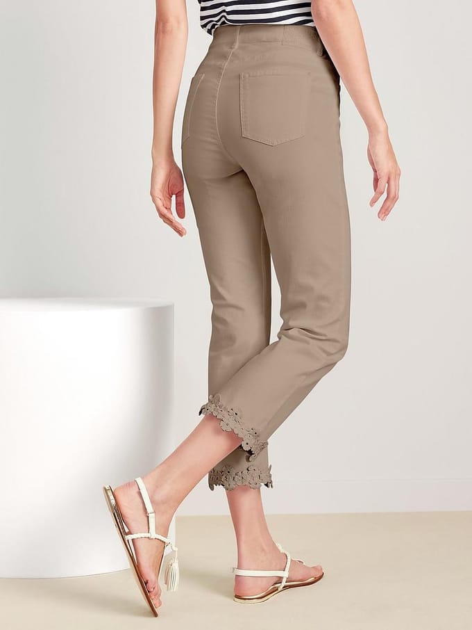 7/8 jeans Van Raffaello Rossi beige