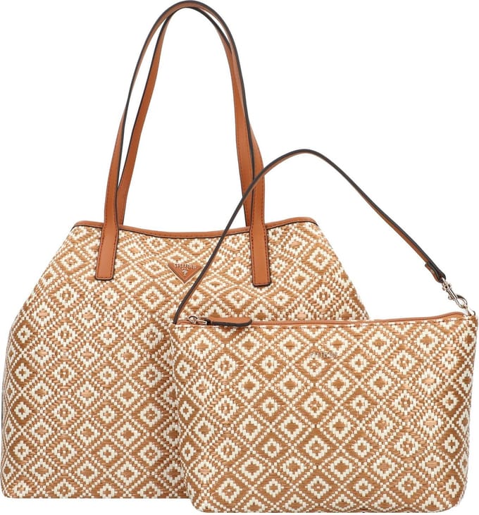 GUESS Shopper Vikky II Large Tote Cognac Lichtbruin