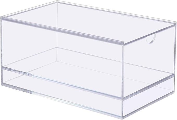 Mahjong Tegeltas - Kaart Organizer - Spel Avonden - Transparant Acryl - 25 cm - Transparant