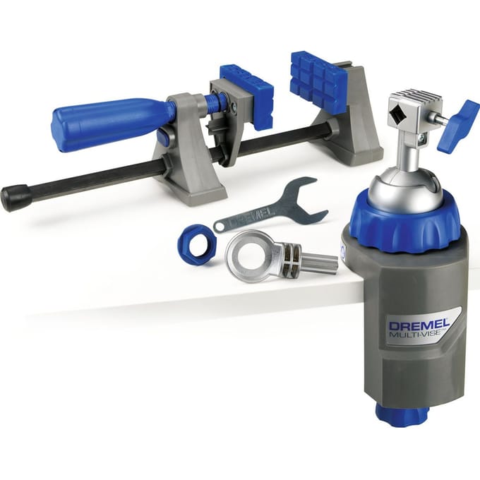 Dremel Multi-Vise 2500 Multitool machine accessoire - 3-in-1 en stationaire bankschroef, losstaande klem en gereedschaphouder