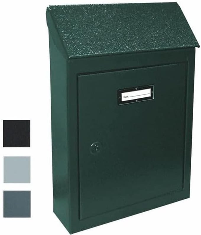 Brievenbus - Wandbrievenbus - Post Ontvangen - Afsluitbaar Metaal - 6x6x30 cm - Diverse Kleuren