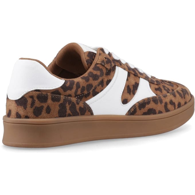 Hush Puppies Maura Textiel Dames Luipaard Sneakers