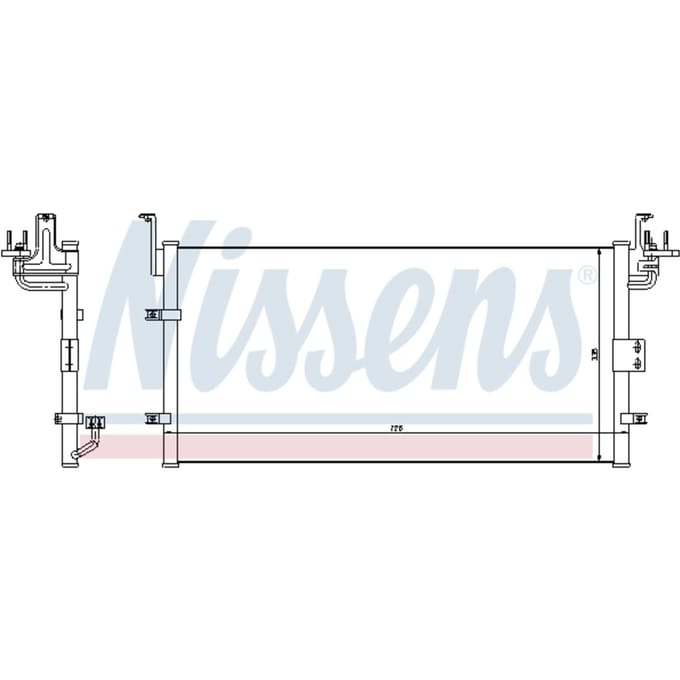 Condensator, airconditioning NISSENS 94447