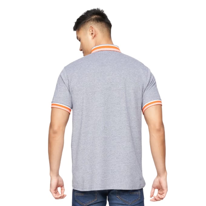 Crosshatch Heren Cratmoore Poloshirt (Donkergrijs mergel)