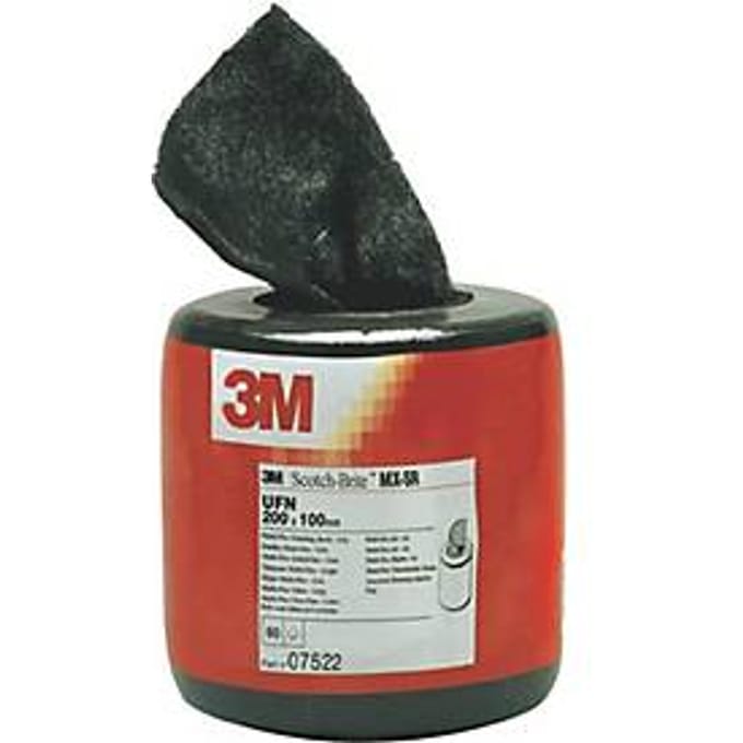 Vliesschuurrol MX-SR L.6m B.100mm ultrafijn grijs 3M