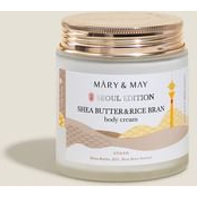 Shea Butter & Rice Bran Body Cream 250ml / 8.45 fl.oz. white