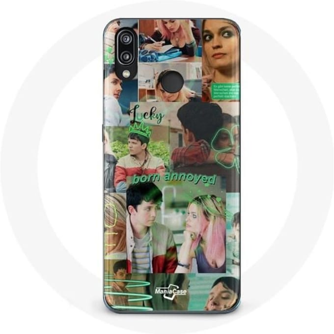 Coque pour Huawei P20 Lite - Sex Education - Maeve Wiley et Otis - Souple - Protection - Mixte
