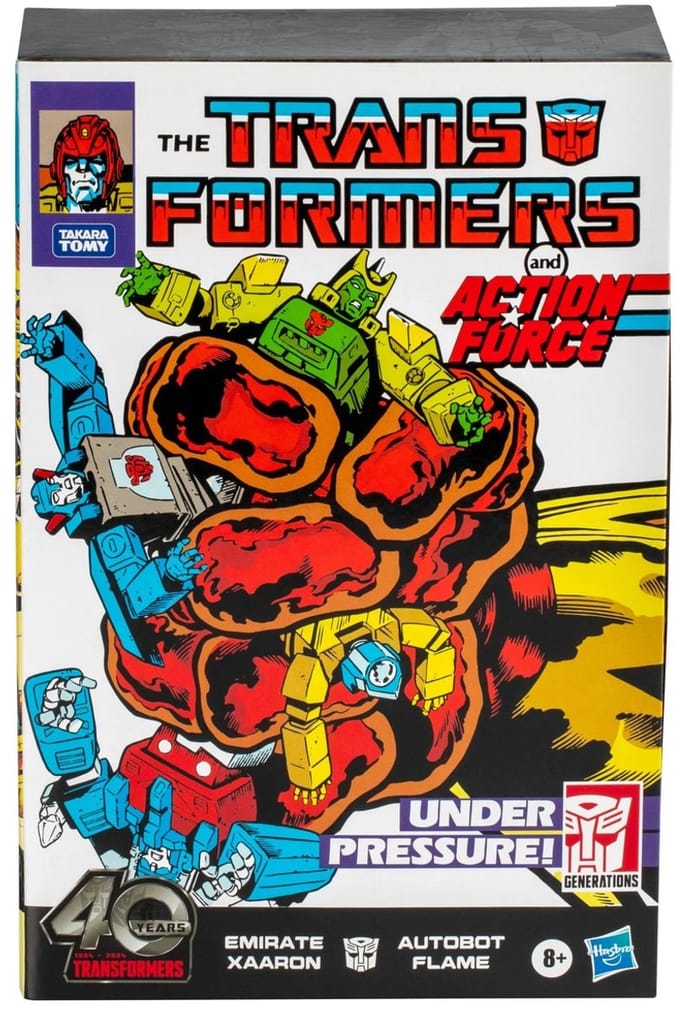Transformers Comic Edition Autobot Flame & Emirate Xaaron