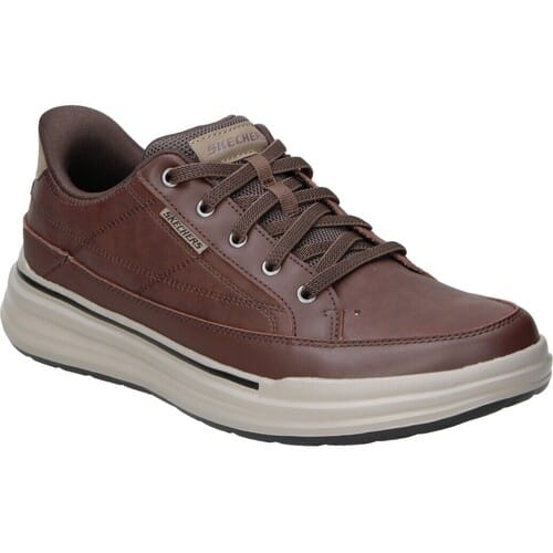 Skechers STERLING Heren Instappers - Chocolate