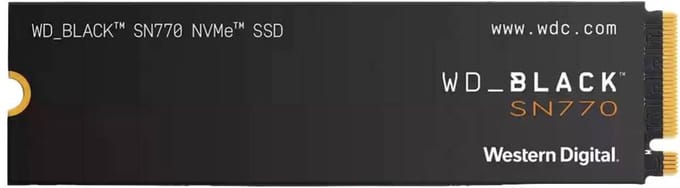 Western Digital Black SN770 - Interne SSD - NVMe M.2 - 1 TB