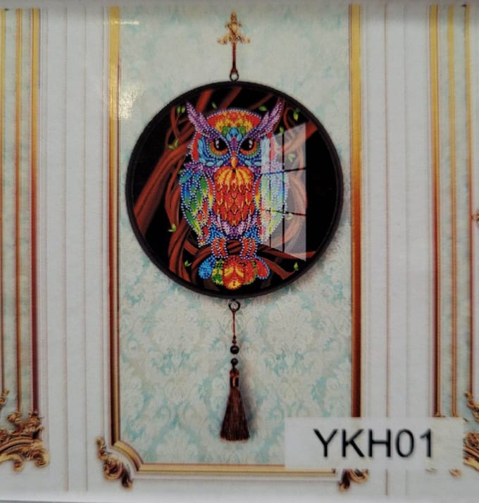 Diamond painting raamdecoratie