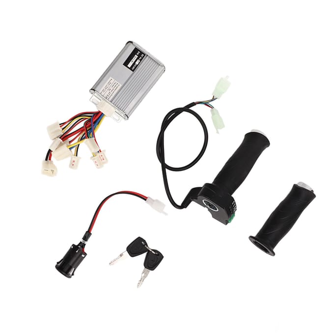 48V 1000W Geborstelde Controller met 4 Snelheden Variabel Gashandvat Elektrisch Deurslot voor Elektrisch white