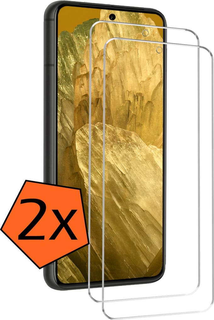 Screenprotector - 2 Stuks - Geschikt voor Google Pixel 8a - Extra Sterk - Gehard Glas - Beschermglas - Tempered Glass - Screen Protector