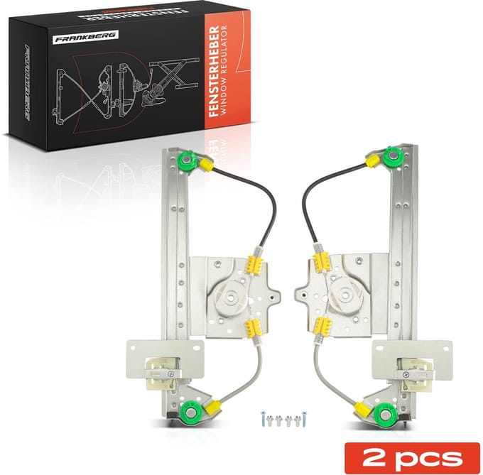 Frankberg 2x Raambediening Elektrisch Achter voor Renault