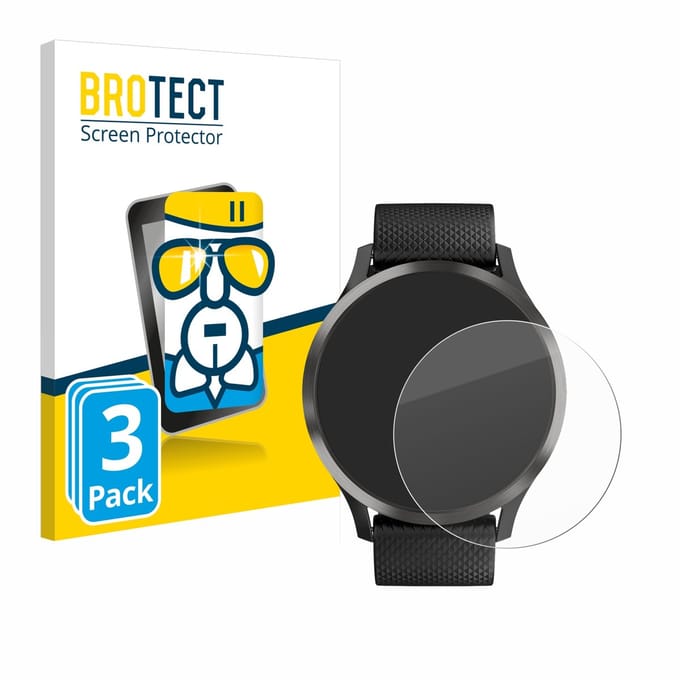 Screenprotector 3 Stuks voor Garmin vivomove HR Beschermglas transparant