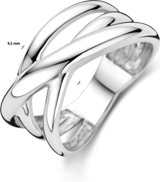 Gerhodineerd Zilver Ring 1339425