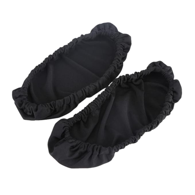 1 paar afneembare stoelarmleuninghoezen, elastische beschermer voor kantoorfauteuilhoes, zwart black