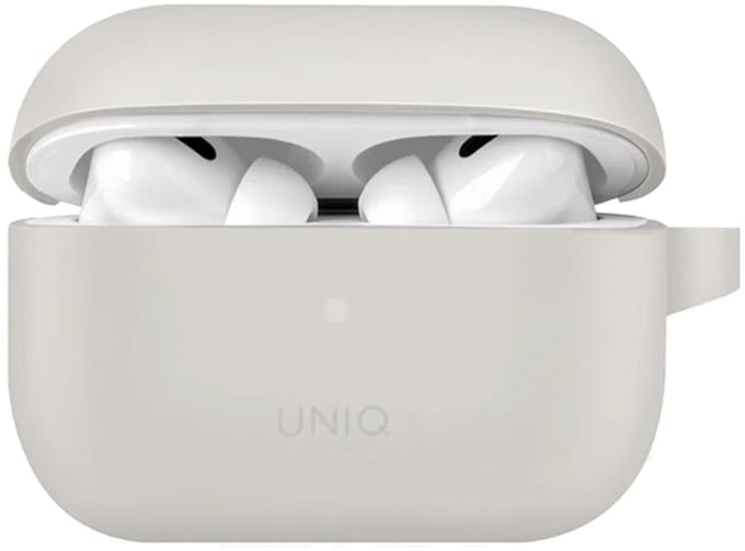 Uniq Vencer Siliconen Case voor de Apple AirPods Pro 2 - Chalk Grey