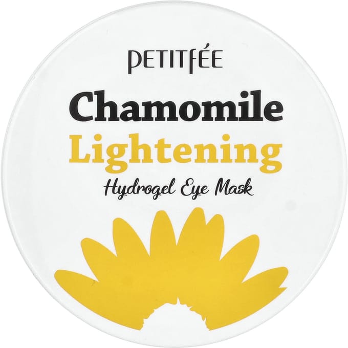 PETITFEE - Chamomile Lightening Hydrogel Eye Mask - 60stukken