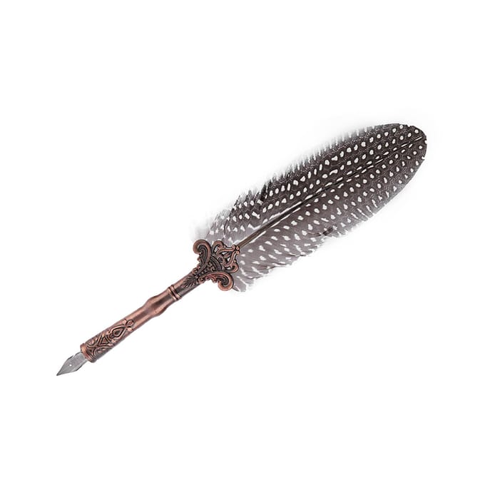 Stylo plume rétro classique, ensemble de bouteilles d'encre, papeterie, cadeau d'anniversaire, boîte noire noir