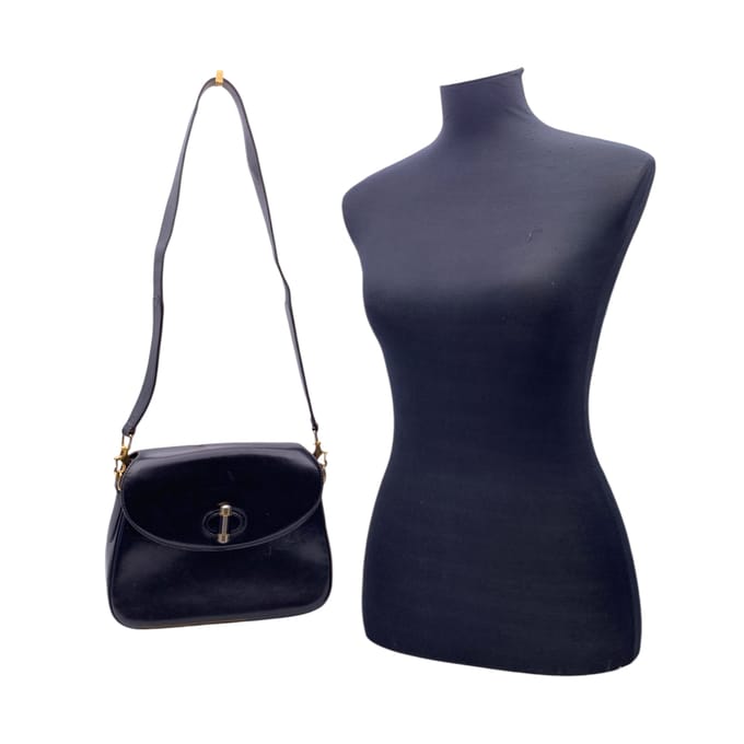 Gucci Vintage leren schoudertas in doos