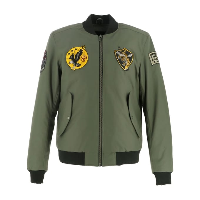 Motorjack van technische stof Von Dutch Fight