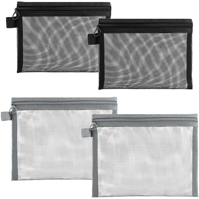 Dailygoods - Set van 4 Draagbare Make-up Tassen voor Reizen