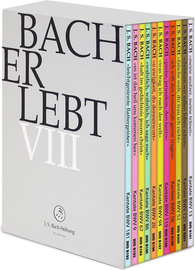 Chor & Orchester Der J.S. Bach-Stiftung, Rudolf Lutz - J.S. Bach: Bach Erlebt VIII (11 DVD)