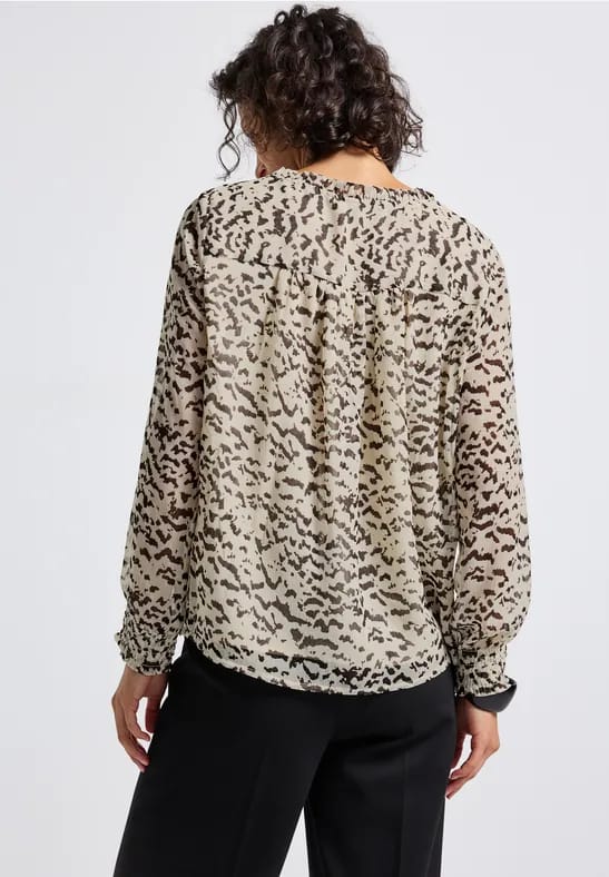 Gedessineerde chiffontuniek