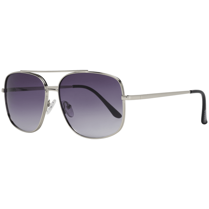 Guess - GF0207 - Zonnebril - Heren - Metaal - Blauwe lens