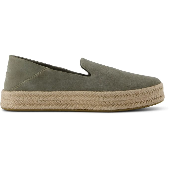 Toms Carolina dames espadrille - Groen - Maat 40