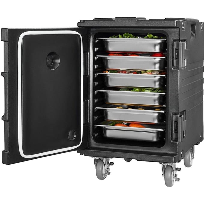 Geïsoleerde Voedselpan Drager Stapelbare Catering Schaalbox 90L Bain-marie