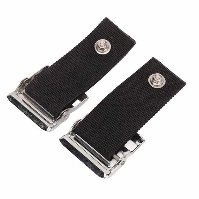 2 stuks Golfkar Bagageband Gesp Universeel Verstelbaar Roestvrij Staal Golfbagagehouder Beugel Gesp Vervanging voor black