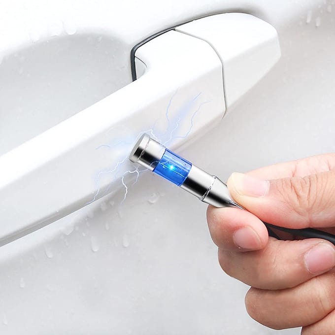 Antistatische sleutelhanger - statische autostrip - Static discharging pen key chain