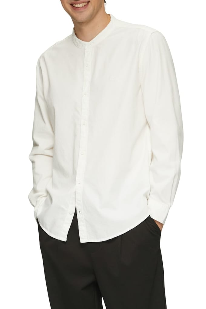 s.Oliver -qs Shirts White Maat: S | Casual Overhemden Outlet | Heren | Wit