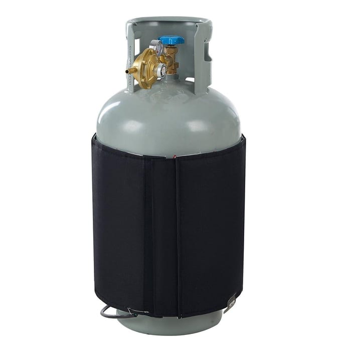 Geïsoleerde Bandstijl Gasflesverwarmer voor 40 lbs Gastanks 120W 90
