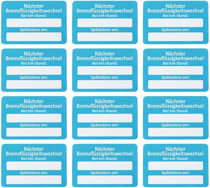 Byshayne - 250 Stuks Auto Klantenservice Stickers
