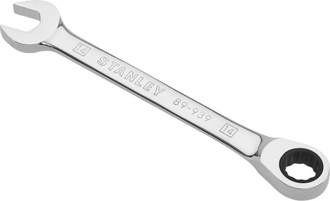 Stanley Steek-Ringsleutels+Ratelring 14mm