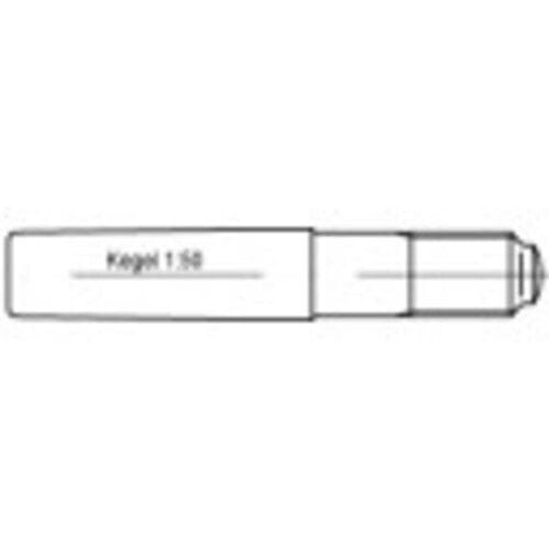 TOOLCRAFT Conische pennen 50 mm 25 stuk(s)