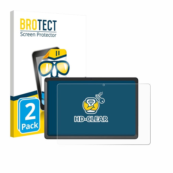 BROTECT - Screenprotector voor Chuwi AuPad - Folie Beschermfolie transparant 2 Stuks