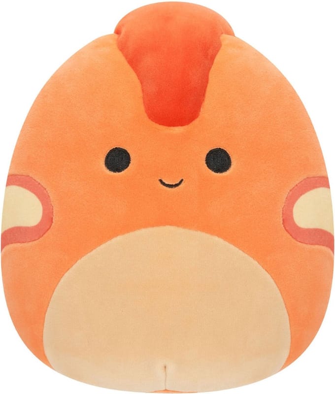 Squishmallow Knuffel - 19CM - Nichelle The Orange Dinosaur