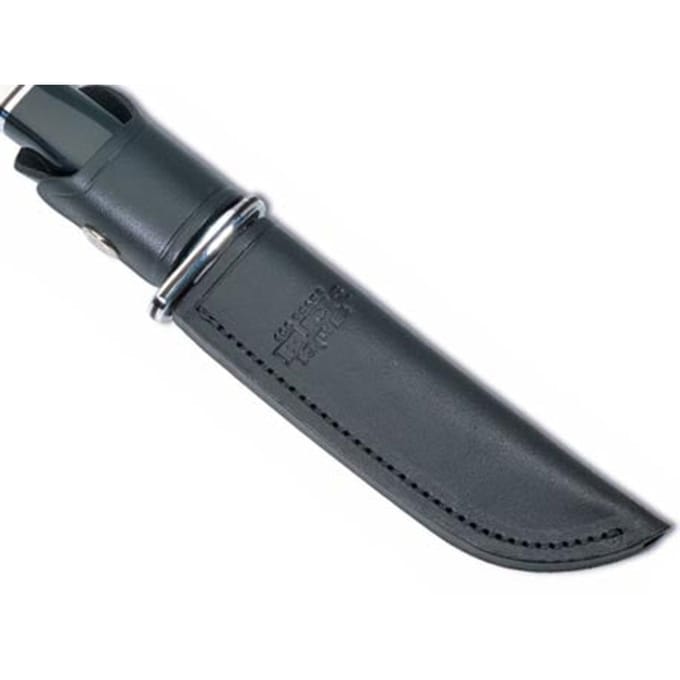 Buck Meshoes Sheath voor Buck 119 Zwart leer