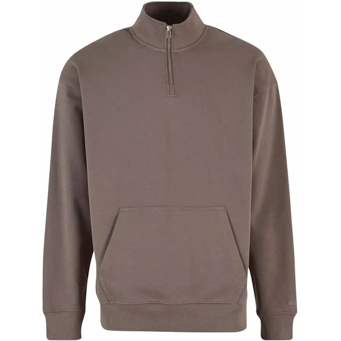 DEF - Zipper Crewneck sweater/trui - M - Grijs