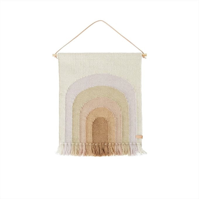 Oyoy follow the rainbow wandkleed lavendel 55x69cm