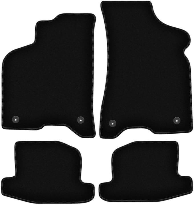 BASIC zwarte veloursmatten voor: Seat Arosa hatchback (1997-2005)