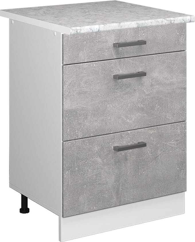 Vicco R-Line Universele onderkast – 60 cm met laden Beton